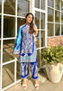 Myra Blue Pashmina Pakistani Kurta Set